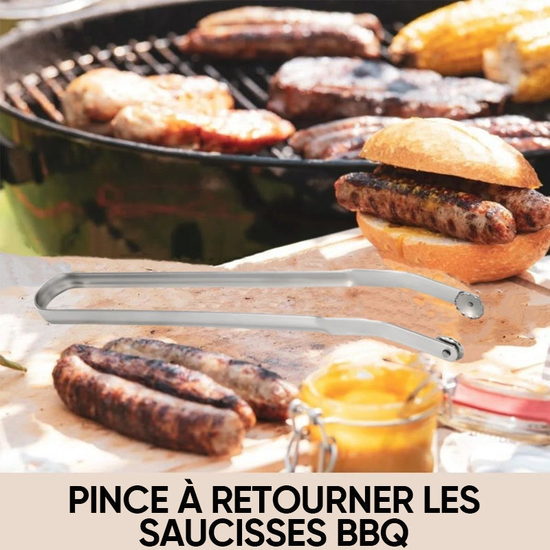 Pince à Retourner les Saucisses BBQ 🫕