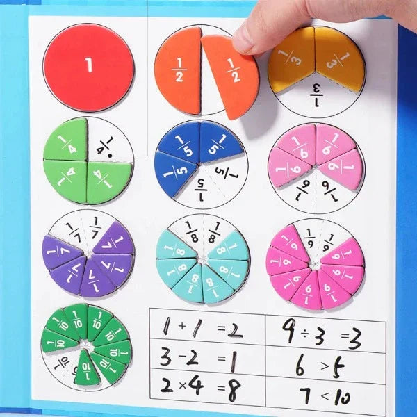 Jeu D'Apprentissage De Fraction Magnétique