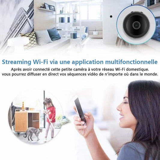 Mini Caméra WIFI de Mise à Niveau Magnétique 1080p Grand Angle🏡